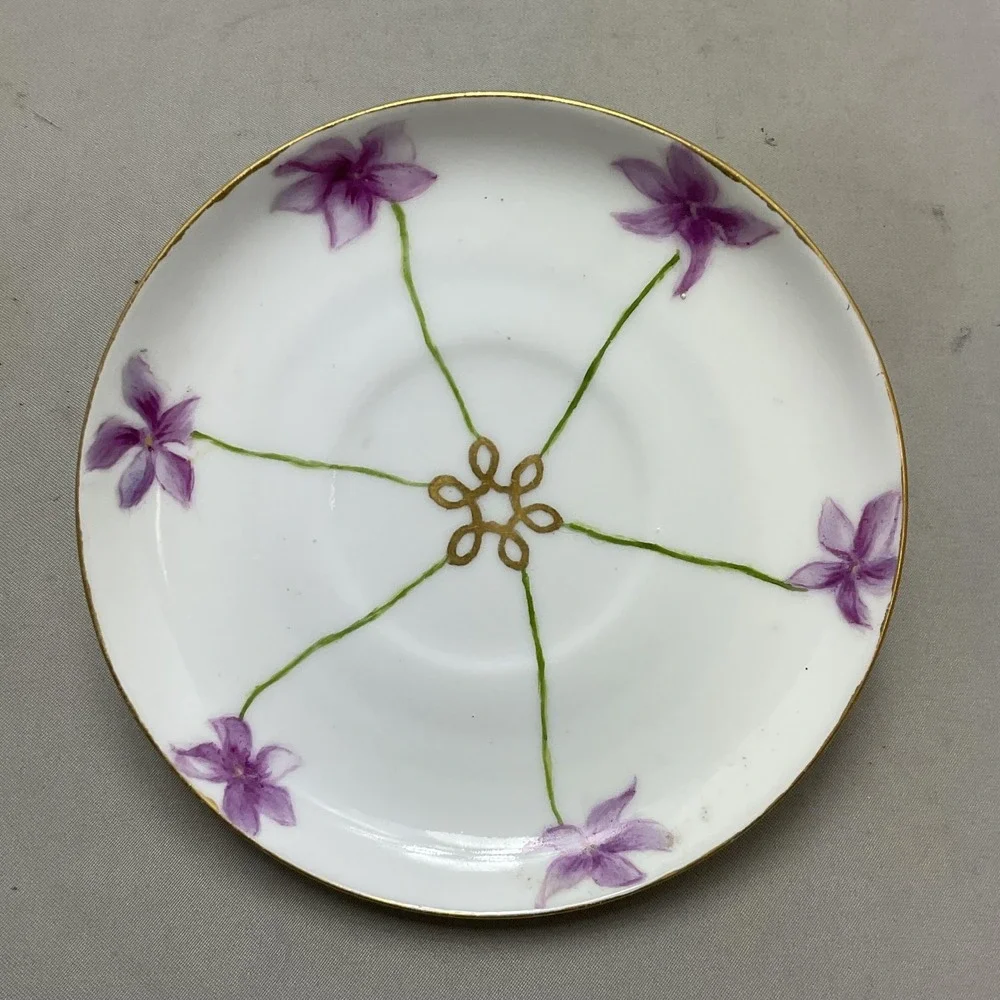 ELITE WORKS LIMOGES‎ FRANCE Porcelain Snack Plate White 5